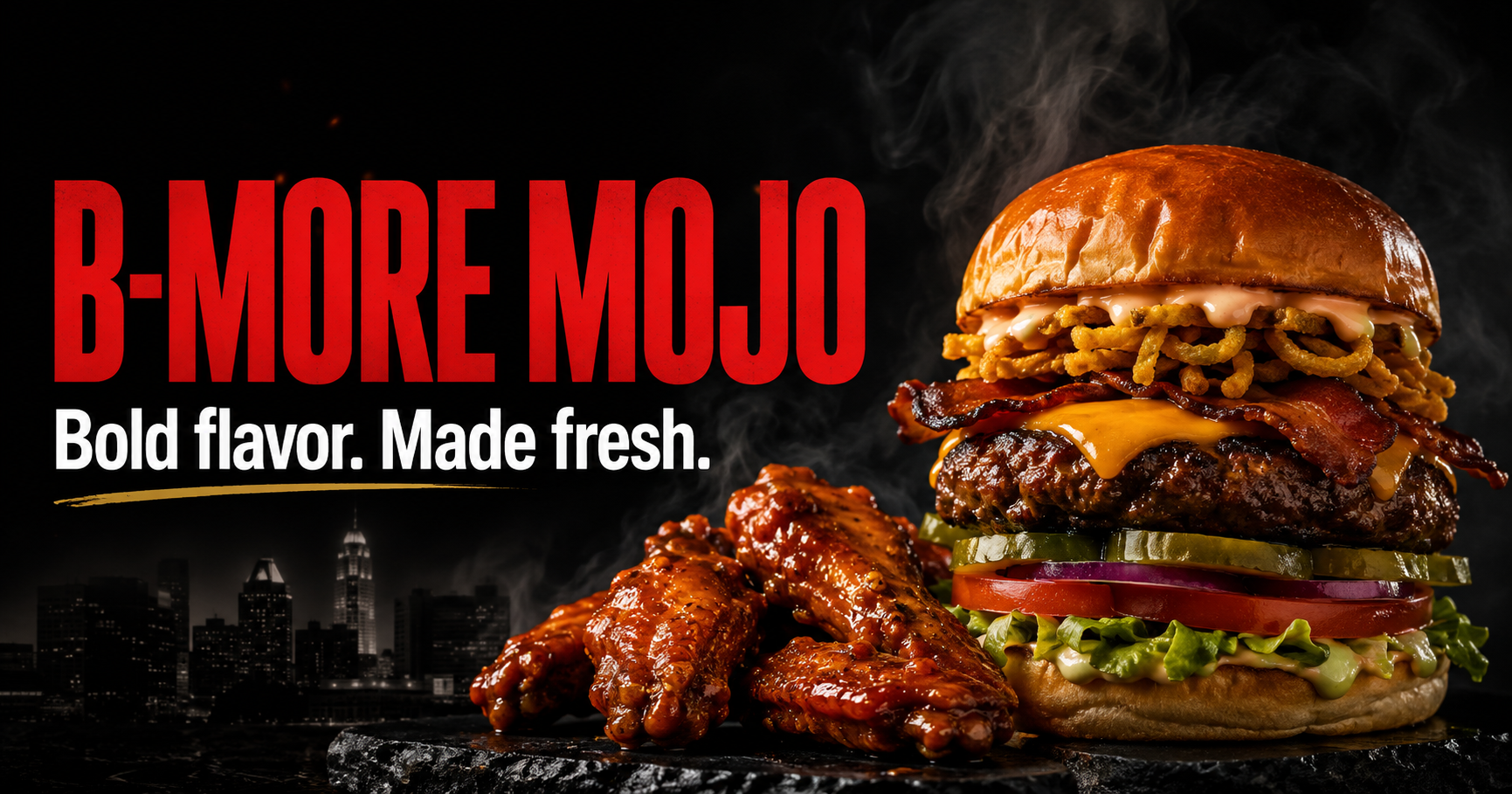 Bmore Mojo Food Truck — Burgers / American