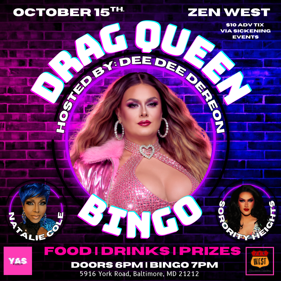 Zen West Drag Bingo