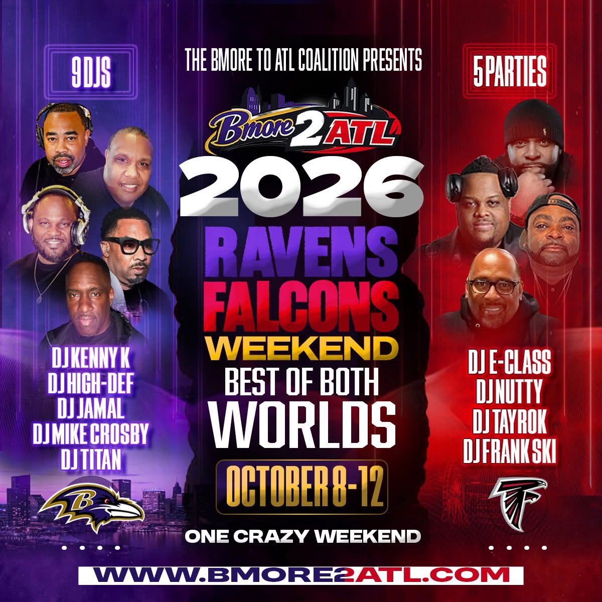 BMORE2ATL RAVENS VS FALCONS WEEKEND